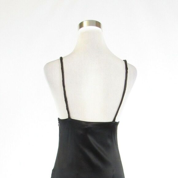 Carlos Miele black spaghetti strap dress M - Picture 8 of 8